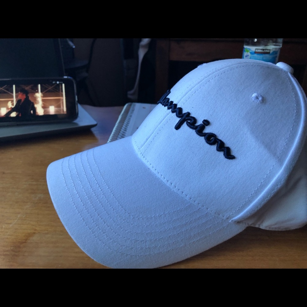 White champion hat